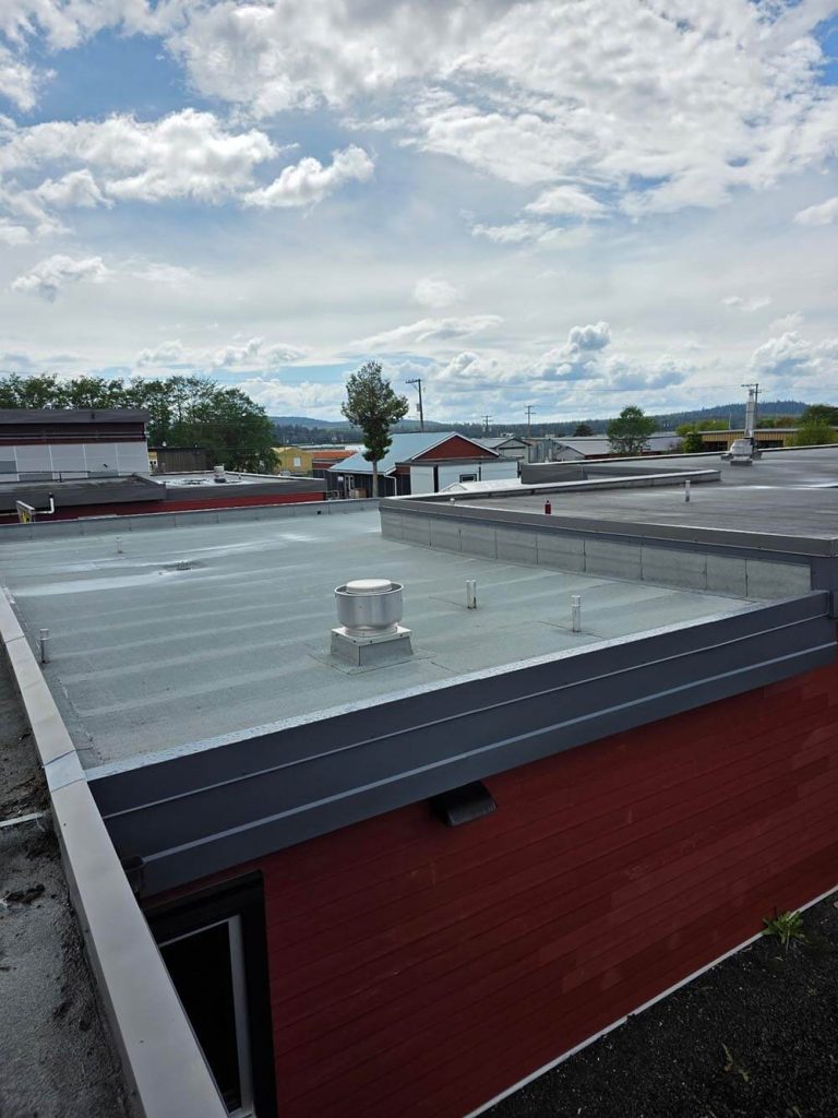 Alpha Roofing Masset Completed Membrane Roof with Vents 2026